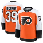 Camisola Premium Laranja Matvei Michkov dos Philadelphia Flyers para homem