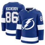 Maillot Premium bleu domicile de Nikita Kucherov (Tampa Bay Lightning)