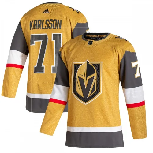 William Karlsson Vegas Golden Knights Camiseta adidas 2020/21 Alternate Authentic Player - Dorada