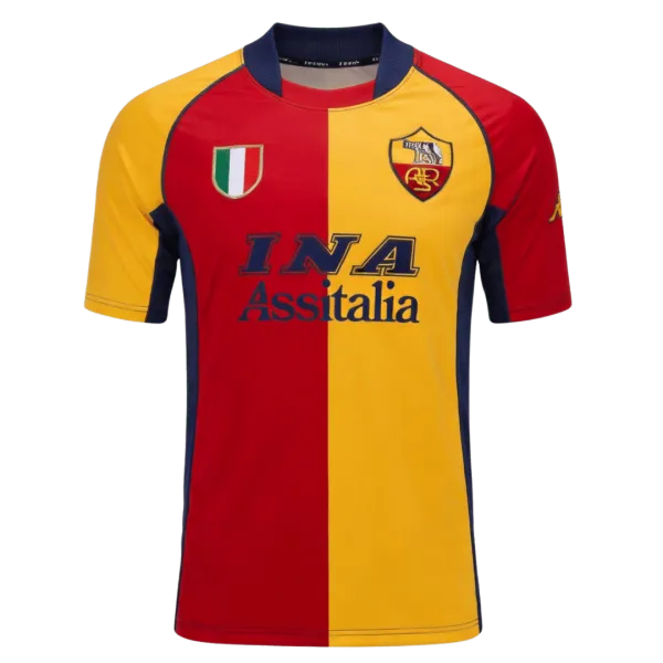 2001/02 Roma Third Away Retro Jersey - A-Grade Quality Detail View