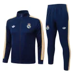 2026/27 Real Madrid Jacket Tracksuit full-zip Dark Blue 2026/27 Real Madrid Jacket Tracksuit full-zip Dark Blue