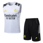 25/26 Real Madrid x Marvel Sleeveless Training Kit White 25/26 Real Madrid x Marvel Sleeveless Training Kit White
