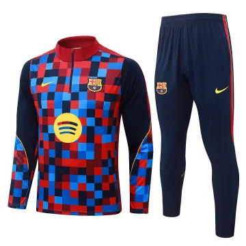 26/27 Barcelona Tracksuit Half-zip Colorful Grid