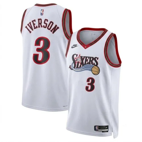 Allen Iverson Philadelphia 76ers Nike Unisex White Swingman Jersey - Classic Edition