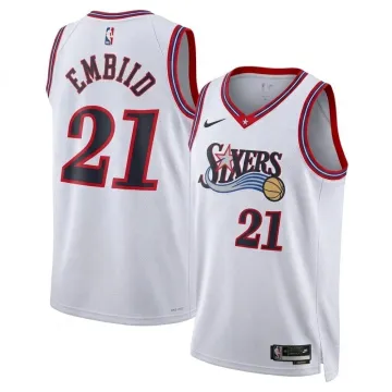 Joel Embiid Philadelphia 76ers Nike Unisex White Swingman Jersey - Classic Edition