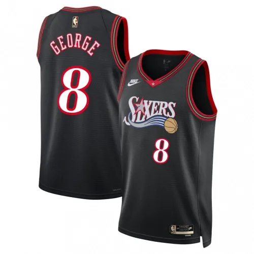 Paul George Philadelphia 76ers Nike Unisex Black Swingman Jersey - Classic Edition