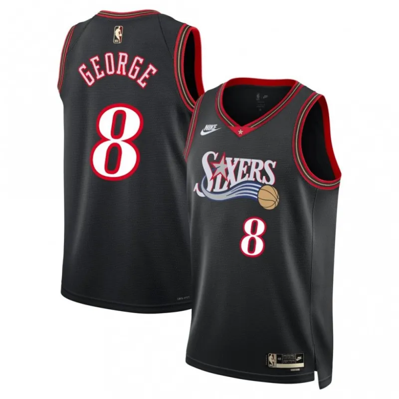 Paul George Philadelphia 76ers Nike Unisex Black Swingman Jersey – Classic Edition