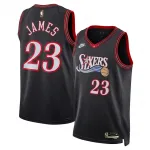 LeBron James Philadelphia 76ers Nike Unisex Black Swingman Jersey - Classic Edition