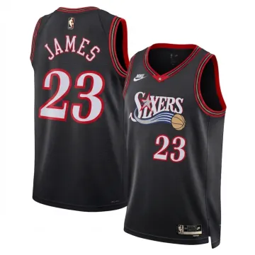 LeBron James Philadelphia 76ers Nike Unisex Black Swingman Jersey - Classic Edition