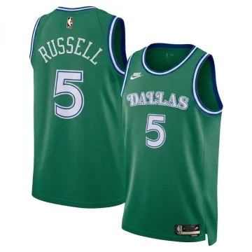 D'Angelo Russell Dallas Mavericks Nike Unisex Green Swingman Jersey - Classic Edition