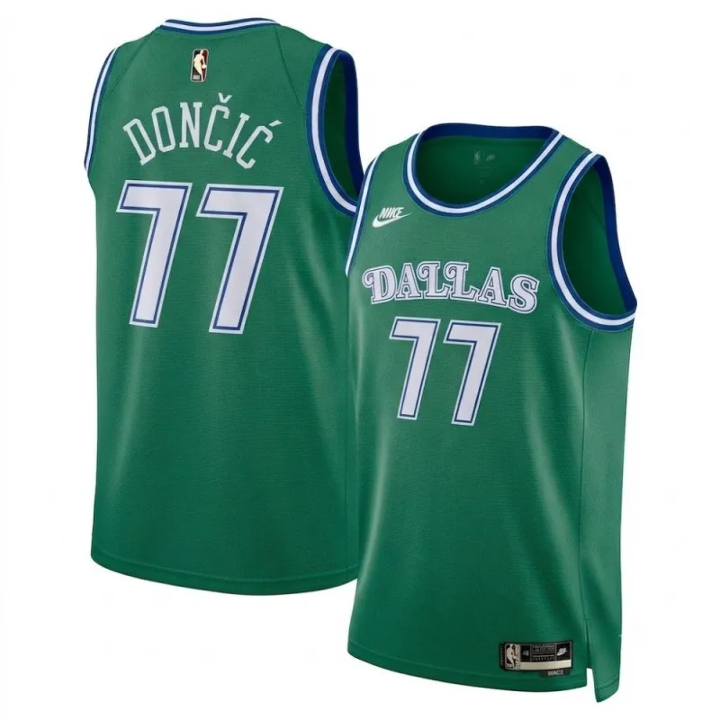 Luka Dončić Dallas Mavericks Nike Unisex Green Swingman Jersey – Classic Edition
