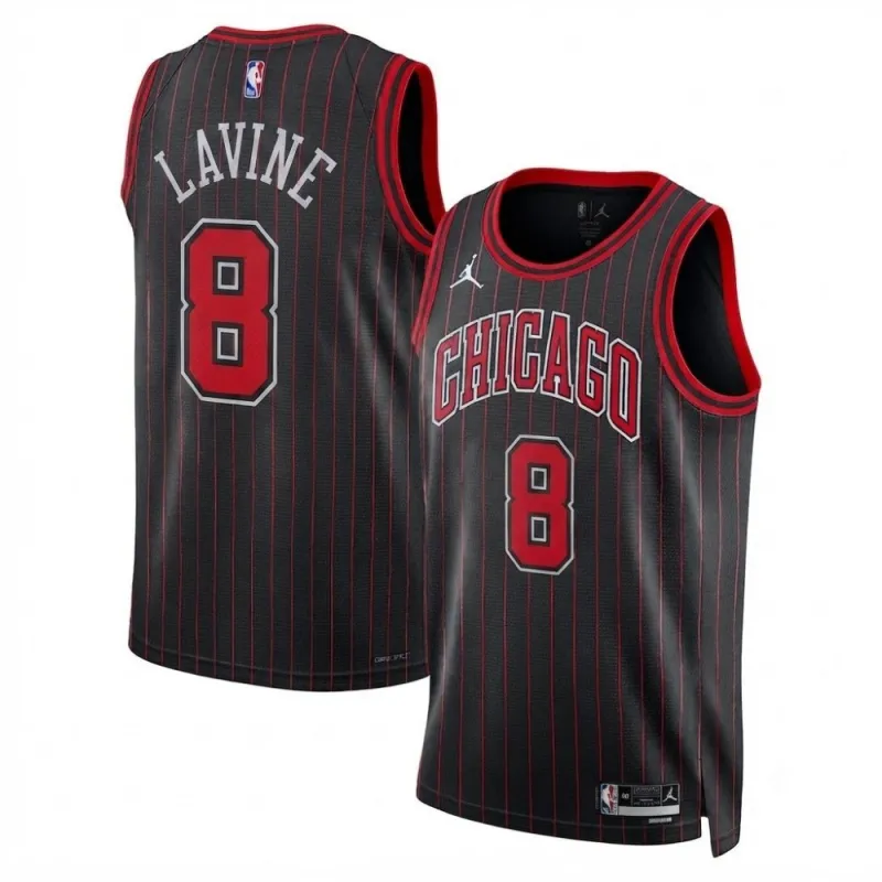 Zach LaVine Chicago Bulls Jordan Brand Unisex Black Swingman Jersey – Statement Edition