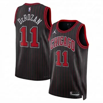 DeMar DeRozan Chicago Bulls Jordan Brand Unisex Black Swingman Jersey - Statement Edition