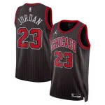Michael Jordan Chicago Bulls Jordan Brand Unisex Black Swingman Jersey - Statement Edition