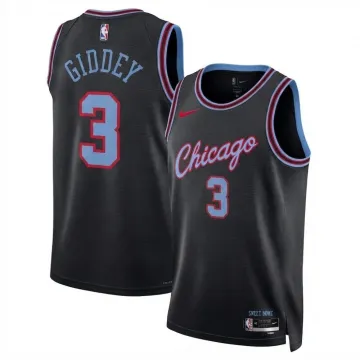 Josh Giddey Chicago Bulls Nike Unisex 2025/26 City Edition Black Swingman Jersey