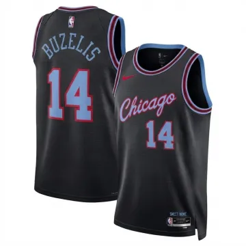 Matas Buzelis Chicago Bulls Nike Unisex 2025/26 City Edition Black Swingman Jersey