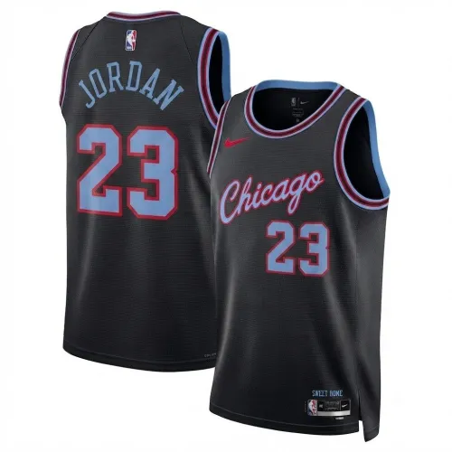 Michael Jordan Chicago Bulls Nike Unisex 2025/26 City Edition Black Swingman Jersey