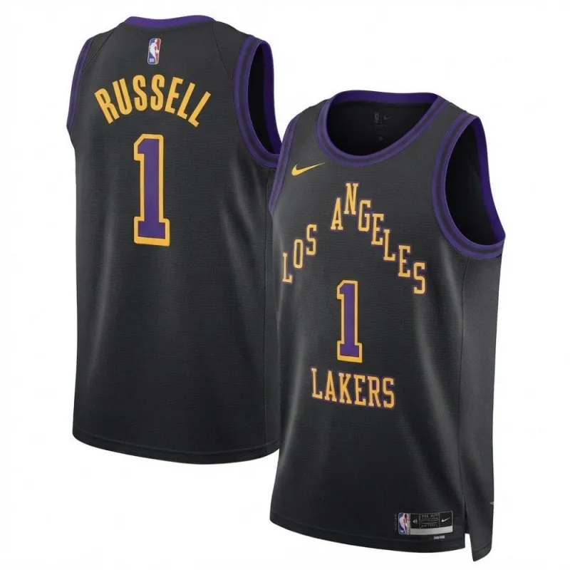 D’Angelo Russell Los Angeles Lakers Jordan Brand Unisex Purple Swingman Jersey – Statement Edition