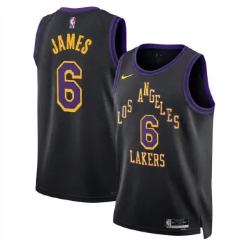 LeBron James Los Angeles Lakers Jordan Brand Unisex Purple Swingman Jersey - Statement Edition