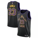 LeBron James Los Angeles Lakers Jordan Brand Unisex Purple Swingman Jersey - Statement Edition