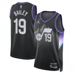 Ace Bailey Utah Jazz Jordan Brand Unisex 2024/25 Black Swingman Jersey - Statement Edition
