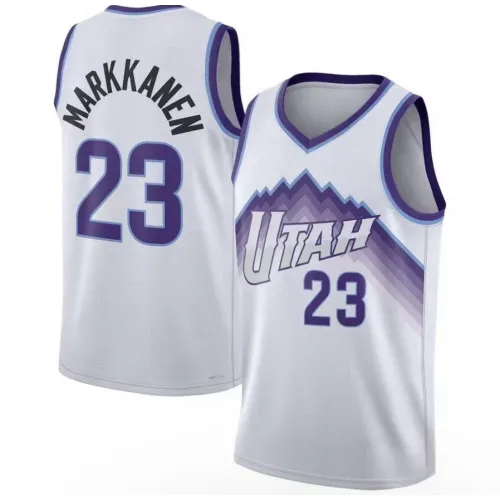 Lauri Markkanen Utah Jazz Nike Unisex White Swingman Jersey - Association Edition