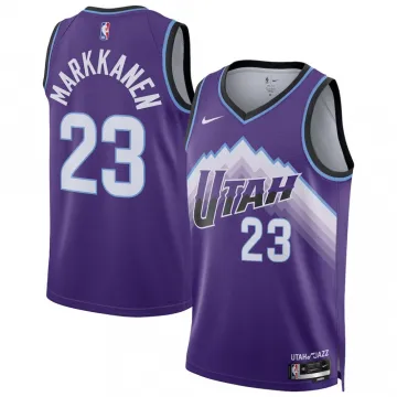 Lauri Markkanen Utah Jazz Nike Unisex Purple Swingman Jersey - Icon Edition