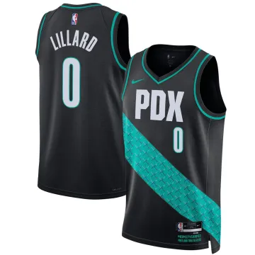 Damian Lillard Portland Trail Blazers Nike Unisex 2022/23 Black Swingman Jersey - City Edition