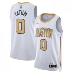 Jayson Tatum Boston Celtics Nike Unisex 2025/26 White Swingman Jersey - City Edition - product photo Jayson Tatum Boston Celtics Nike Unisex 2025/26 White Swingman Jersey - City Edition