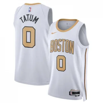 Jayson Tatum Boston Celtics Nike Unisex 2025/26 White Swingman Jersey - City Edition