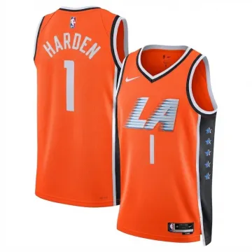 James Harden LA Clippers Nike Unisex 2025/26 Orange Swingman Jersey - City Edition