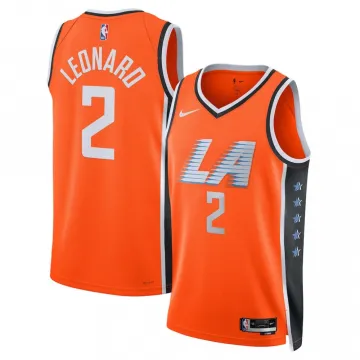 Kawhi Leonard LA Clippers Nike Unisex 2025/26 Orange Swingman Jersey - City Edition
