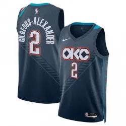 Shai Gilgeous-Alexander Oklahoma City Thunder Nike Unisex 2025/26 City Edition Swingman Jersey - product photo Shai Gilgeous-Alexander Oklahoma City Thunder Nike Unisex 2025/26 City Edition Swingman Jersey