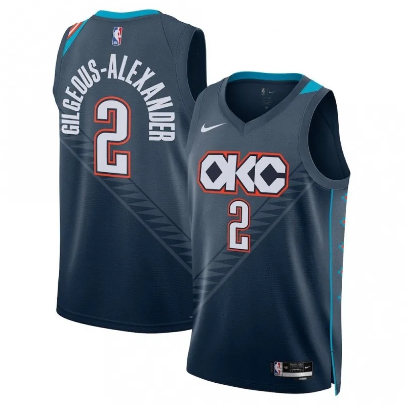 Shai Gilgeous-Alexander Oklahoma City Thunder Nike Unisex 2025/26 City Edition Swingman Jersey