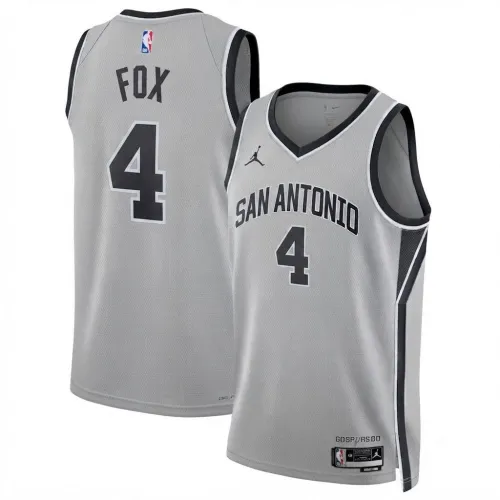 De'Aaron Fox San Antonio Spurs Nike 2025/26 Statement Edition Swingman Jersey