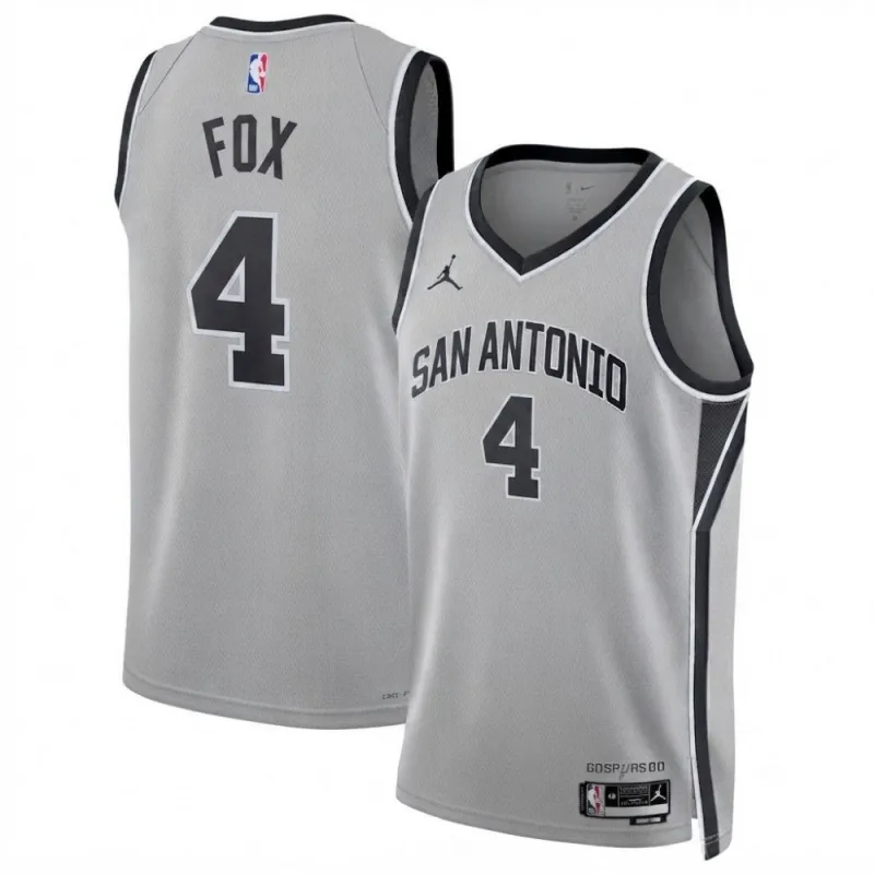 De’Aaron Fox San Antonio Spurs Nike 2025/26 Statement Edition Swingman Jersey