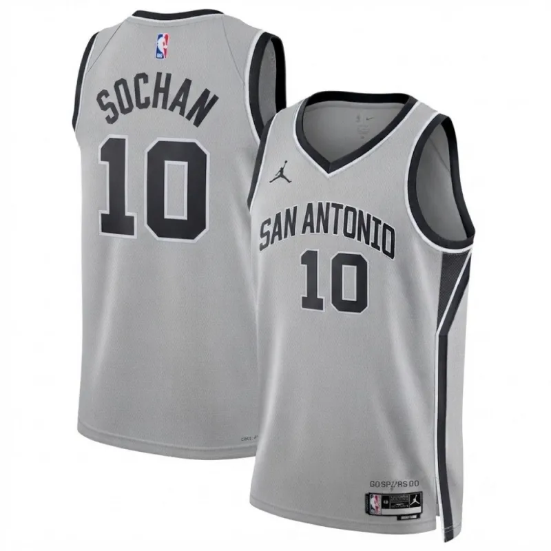 Jeremy Sochan San Antonio Spurs Nike 2025/26 Statement Edition Swingman Jersey