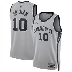Jeremy Sochan San Antonio Spurs Nike 2025/26 Statement Edition Swingman Jersey - product photo Jeremy Sochan San Antonio Spurs Nike 2025/26 Statement Edition Swingman Jersey