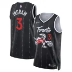 Brandon Ingram Toronto Raptors Nike Unisex 2025/26 Black Swingman Jersey - City Edition