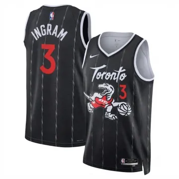 Brandon Ingram Toronto Raptors Nike Unisex 2025/26 Black Swingman Jersey - City Edition