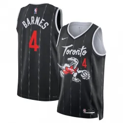 Scottie Barnes Toronto Raptors Nike Unisex 2025/26 Black Swingman Jersey - City Edition