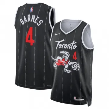 Scottie Barnes Toronto Raptors Nike Unisex 2025/26 Black Swingman Jersey - City Edition