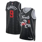 RJ Barrett Toronto Raptors Nike Unisex 2025/26 Black Swingman Jersey - City Edition