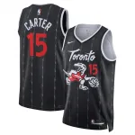Vince Carter Toronto Raptors Nike Unisex 2025/26 Black Swingman Jersey - City Edition