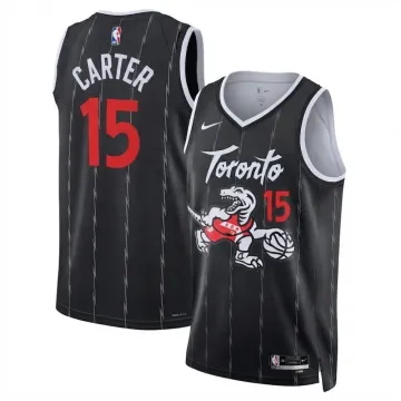 Vince Carter Toronto Raptors Nike Unisex 2025/26 Black Swingman Jersey - City Edition