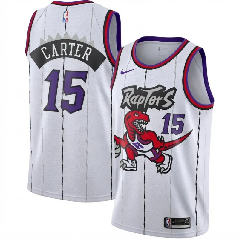Vince Carter Toronto Raptors Nike White Classic Edition Swingman Jersey
