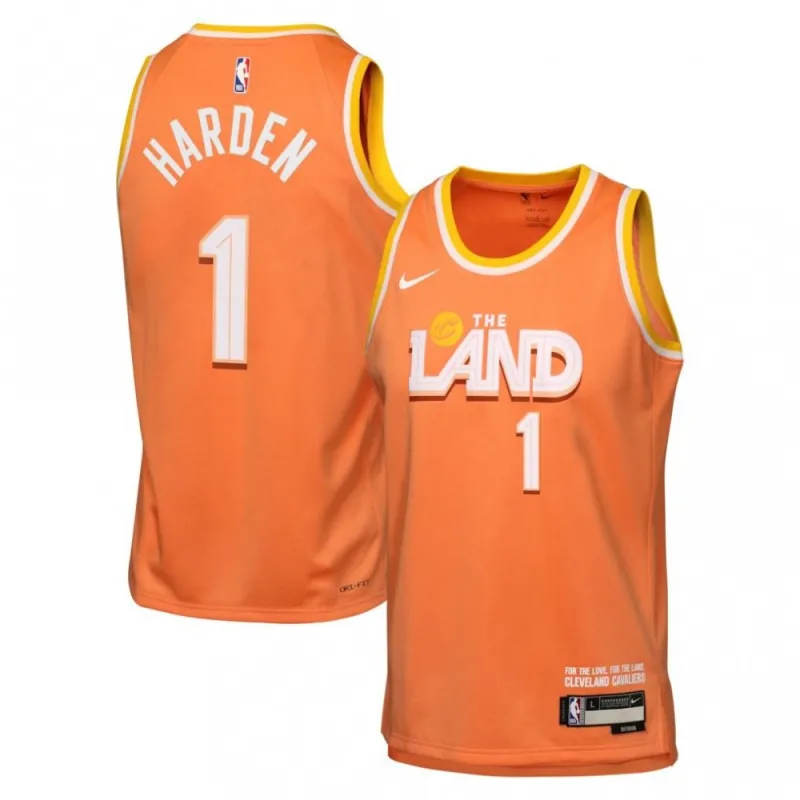 James Harden Cleveland Cavaliers Nike 2025/26 Orange Swingman Jersey – City Edition