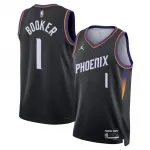Devin Booker Unisex Phoenix Suns Jordan Brand Black Swingman Jersey - Statement Edition