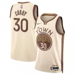 Stephen Curry Golden State Warriors Nike 2025/26 Tan Swingman Jersey - City Edition