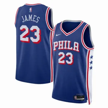 LeBron James Philadelphia 76ers Nike Unisex Swingman Jersey - Icon Edition - Royal